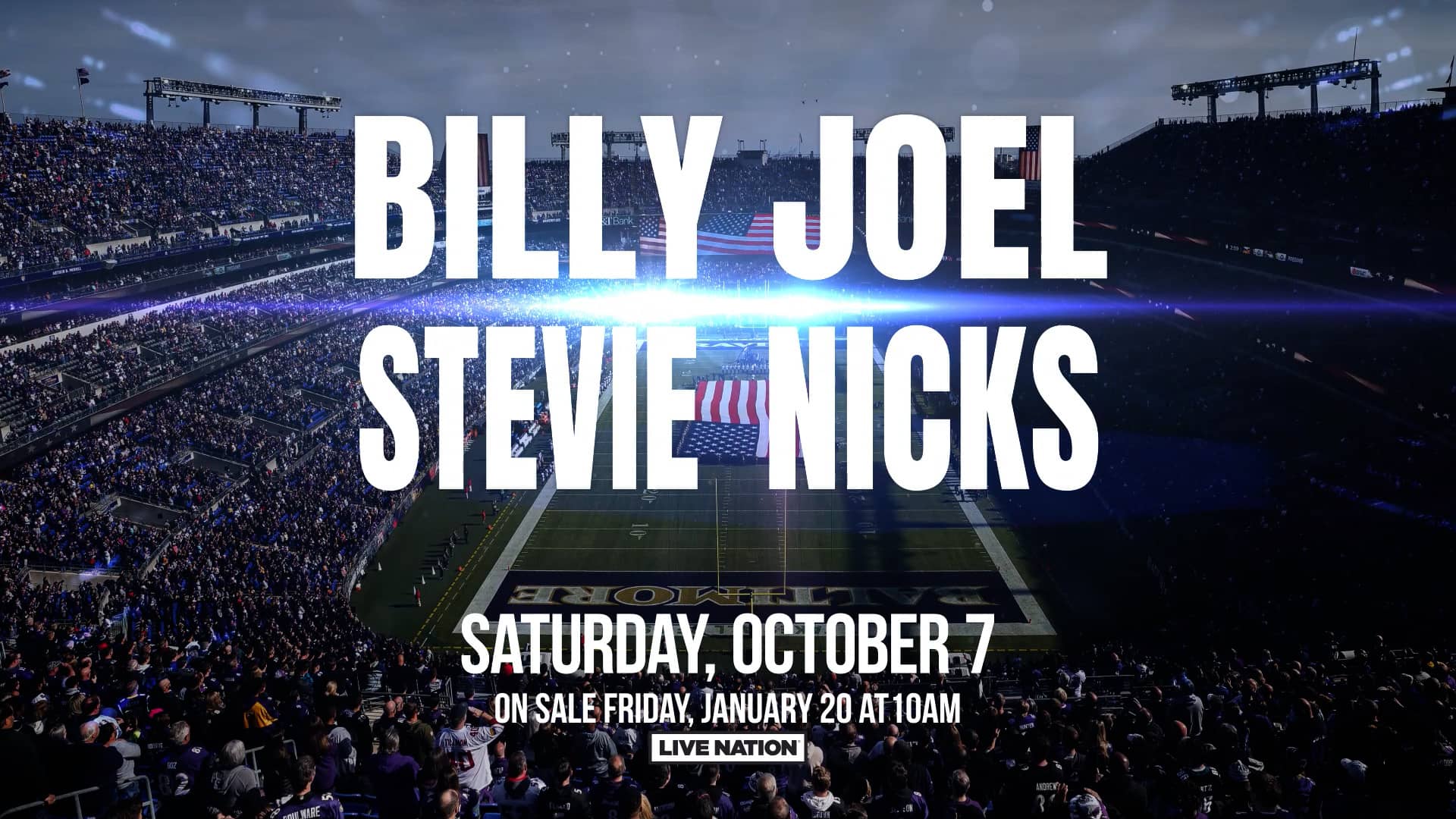 Billy Joel Stevie Nicks M T Bank Stadium Rock Baltimore