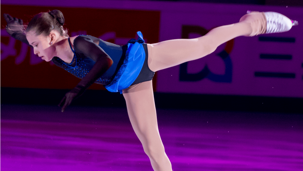 Russian Figure Skater Kamila Valieva Takes First Place In Short Program