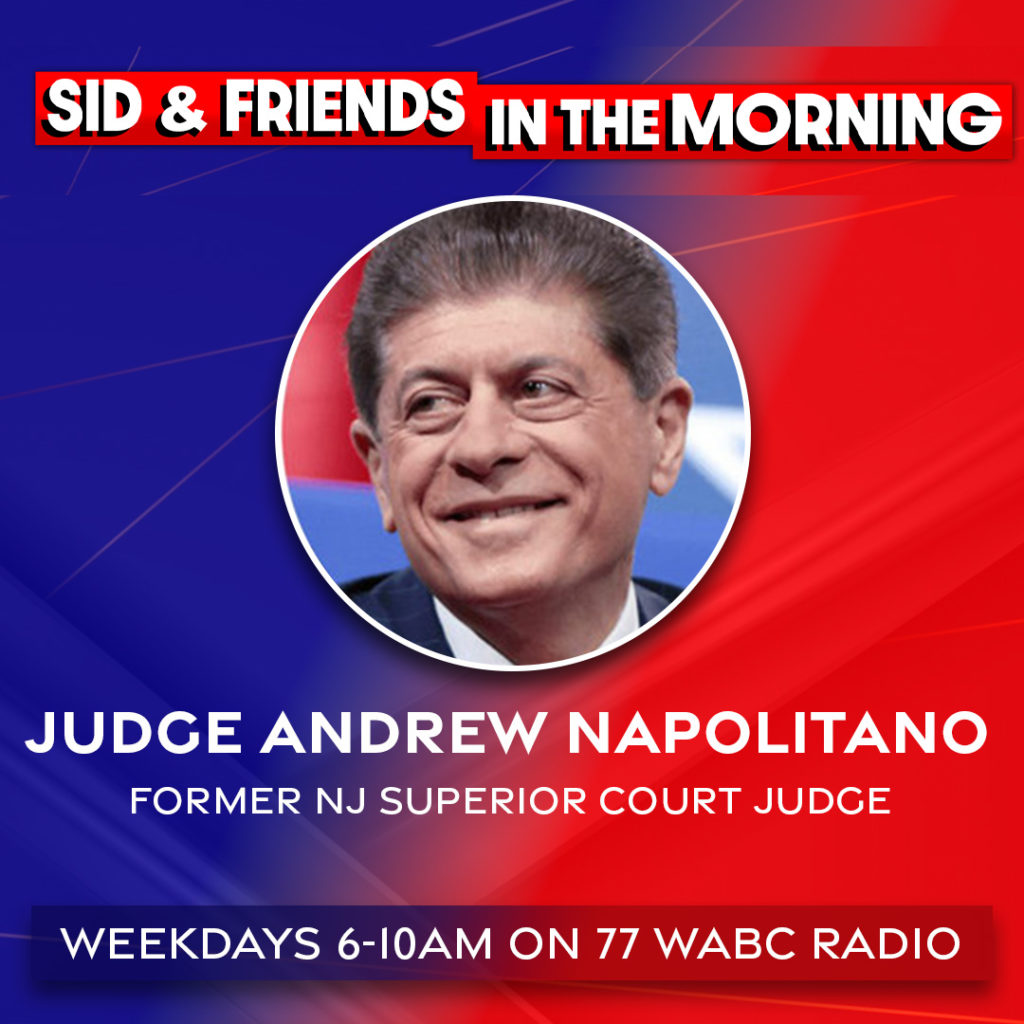 Andrew Napolitano Former New Jersey Superior Court Judge Wabc