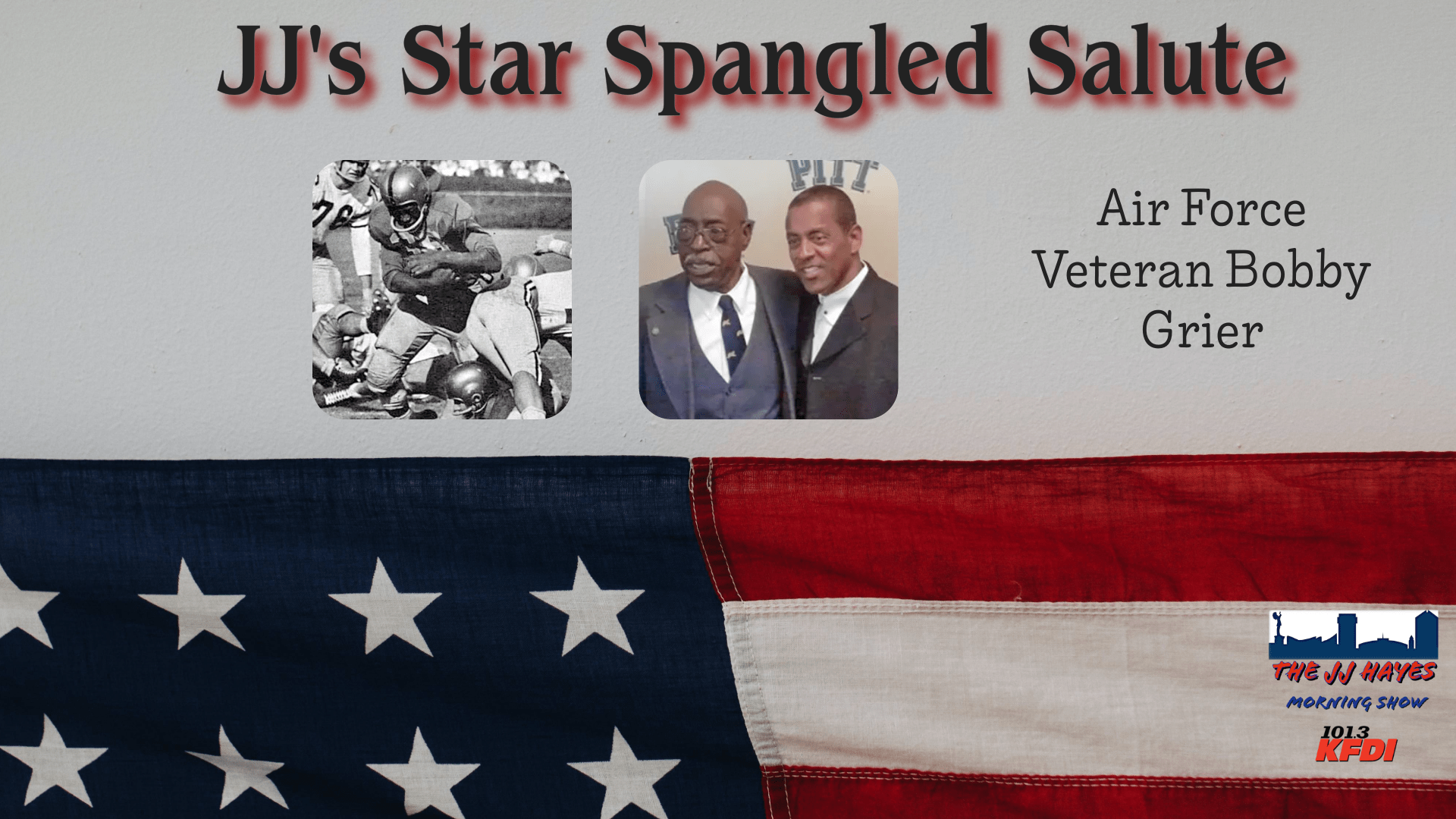 Jj S Star Spangled Salute Air Force Veteran Bobby Grier And His Place