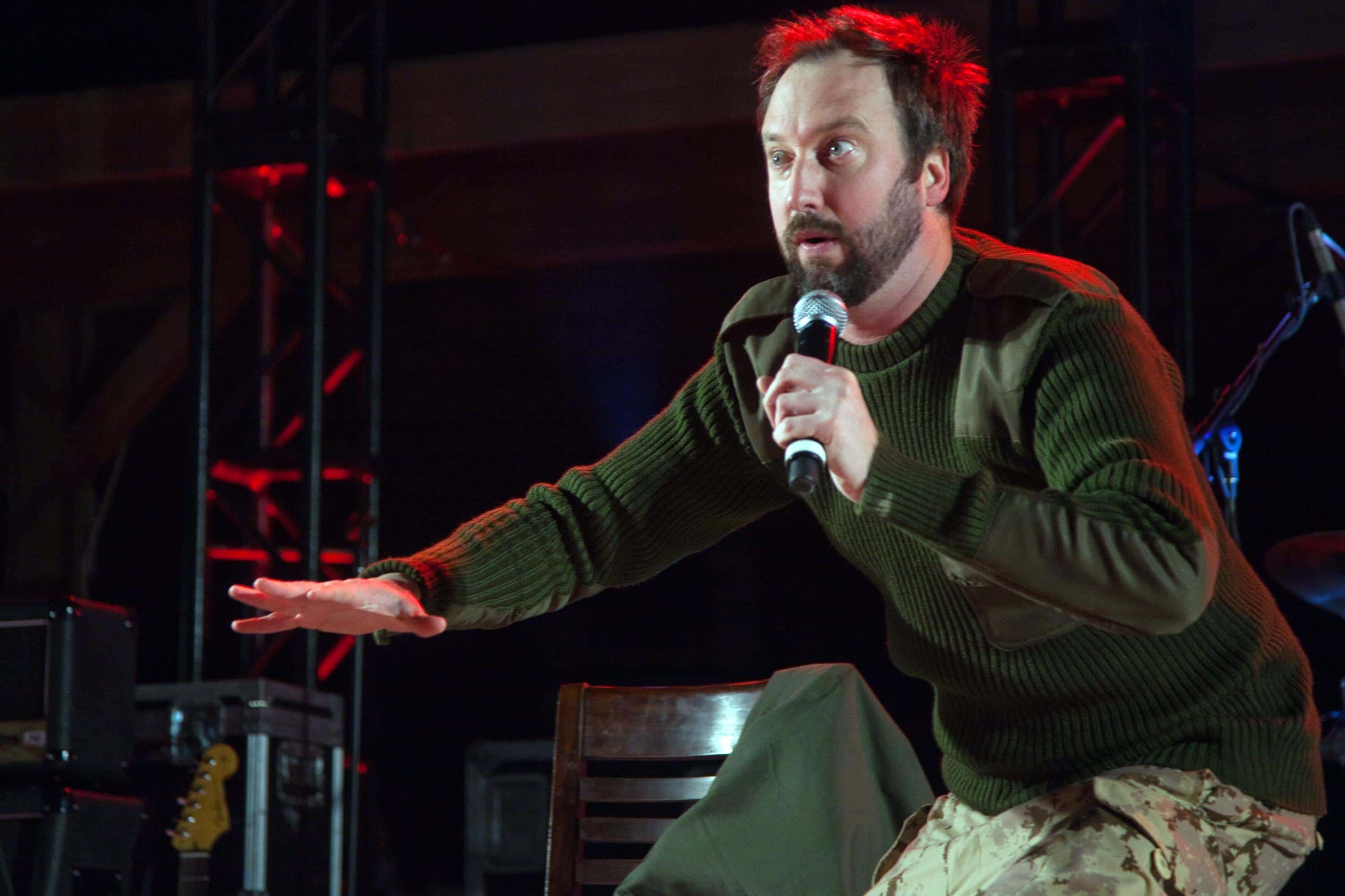 Tom Green and the Carpet Frogs Perform in Afghanistan