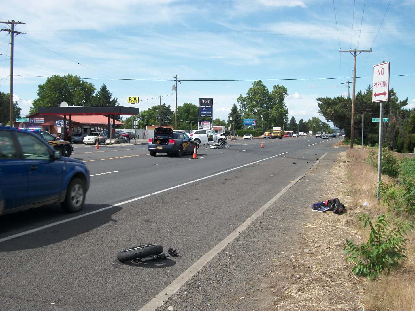 Serious Motorcycle Crash In Umatilla County