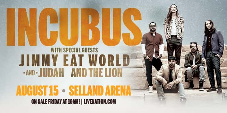 105-1 The Blaze Welcomes Incubus @ Selland Arena