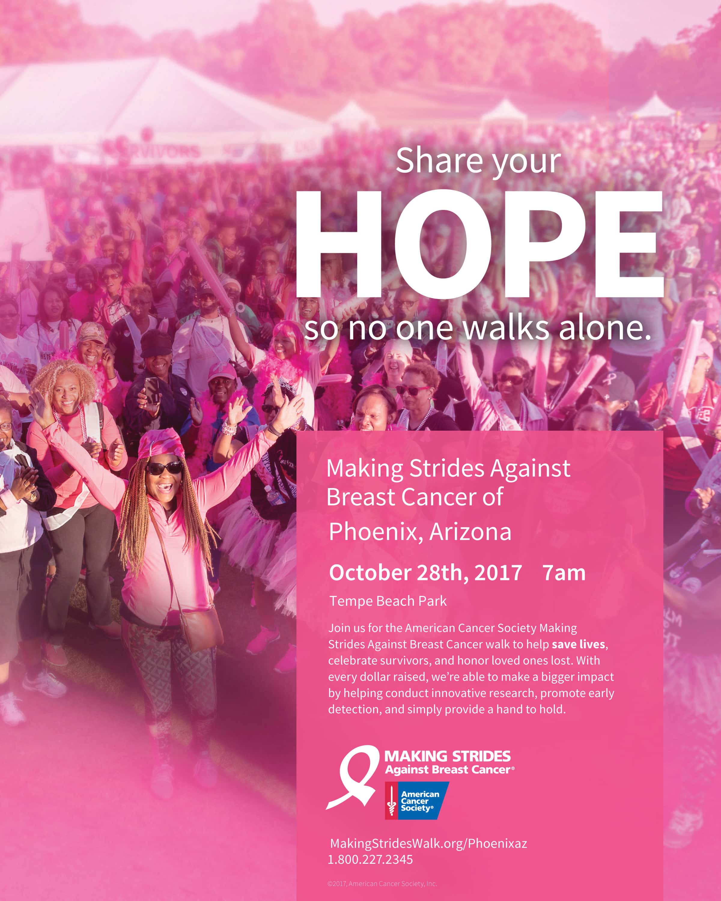 Making Strides Against Breast Cancer Walk