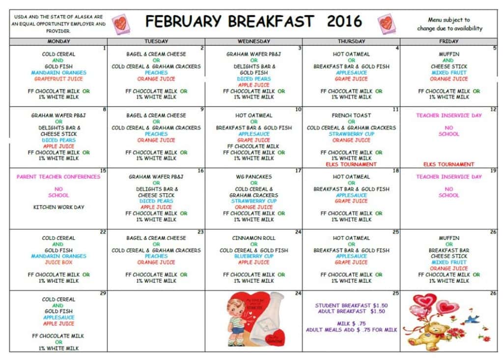 February 2016 Breakfast