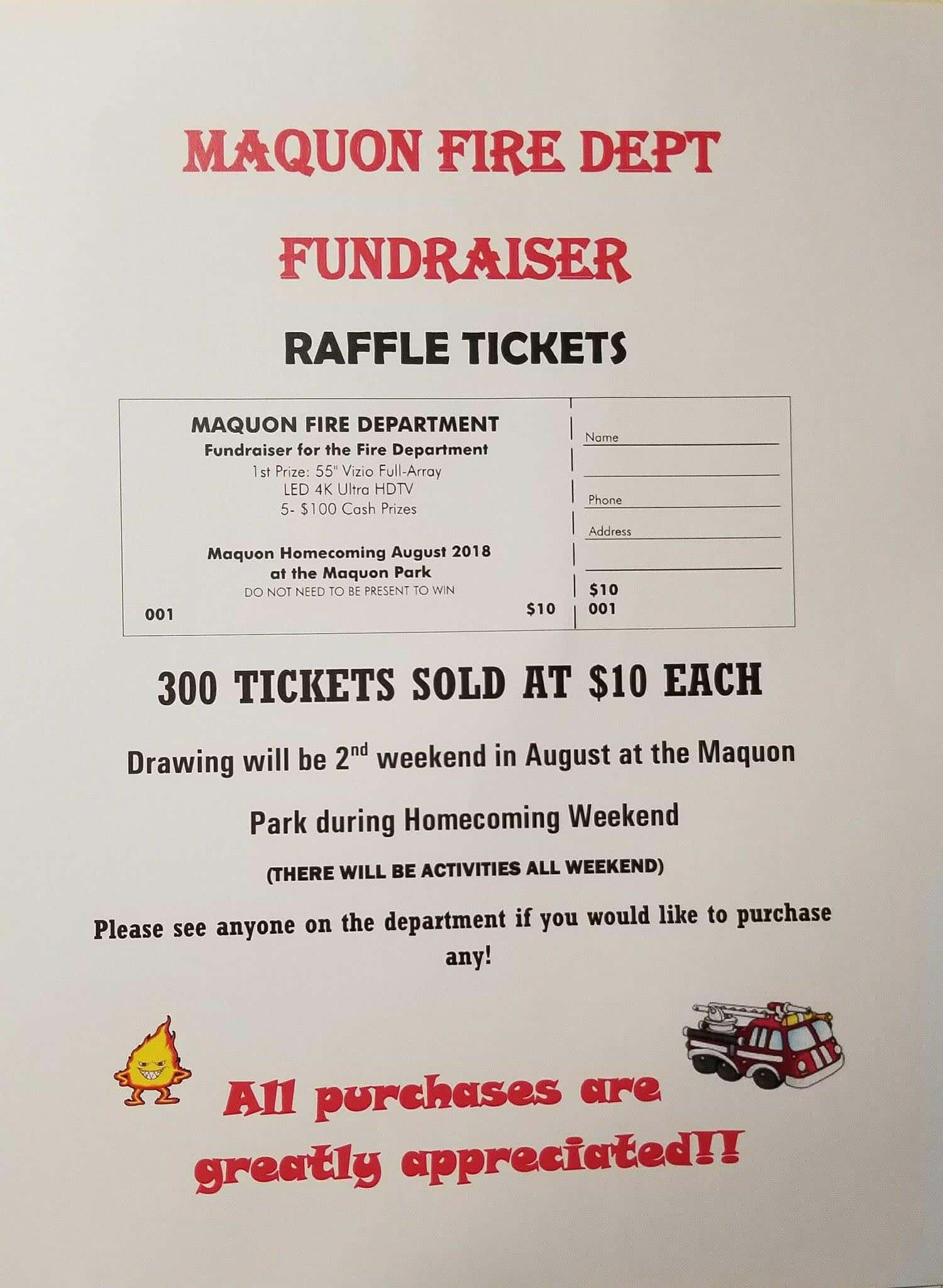 Maquon Fire Department Fundraiser