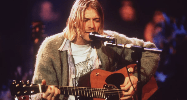 Kurt Cobain S Mtv Unplugged Guitar Sells For Million Big