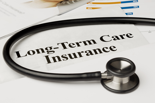 Long-term care insurance documents.