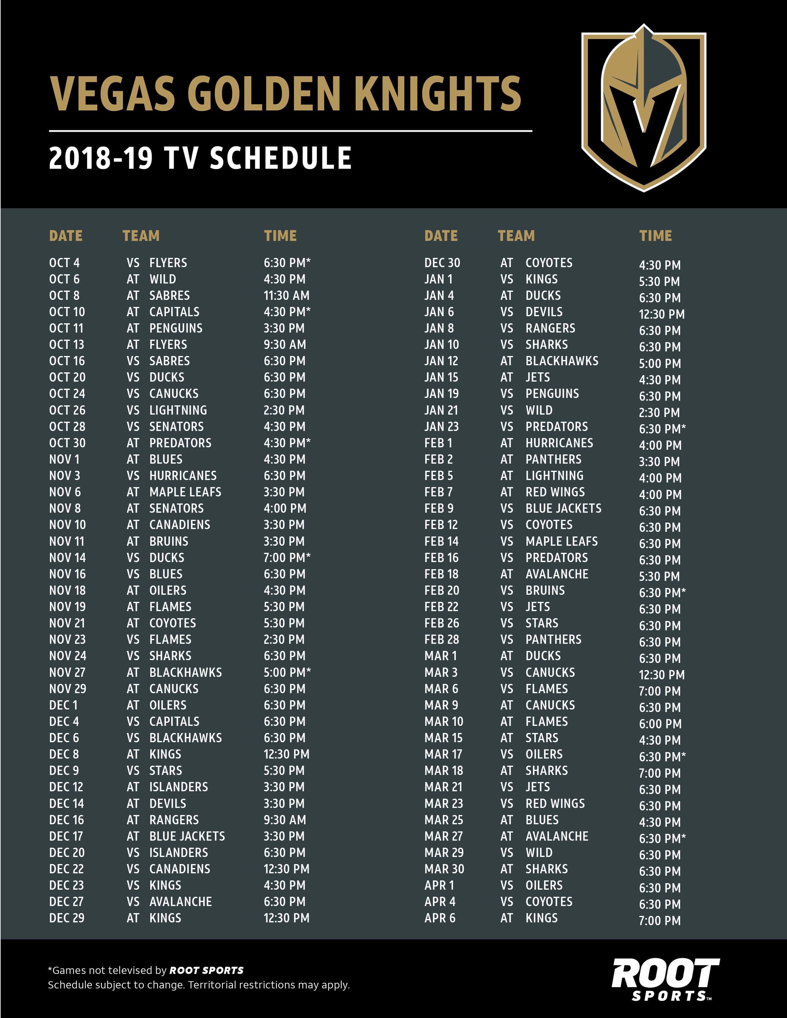 Light Tv Schedule Printable