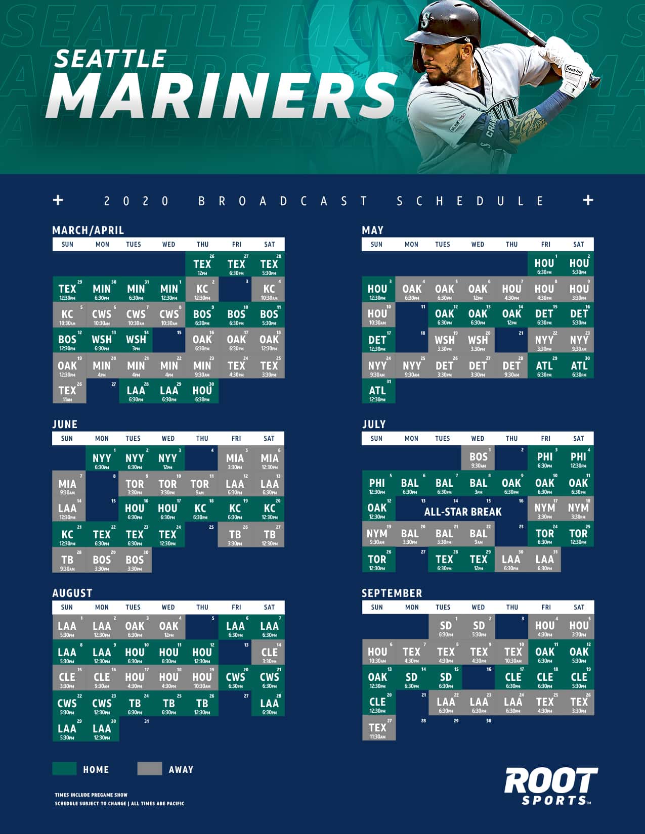 Mariners 2022 Schedule Printable Customize And Print