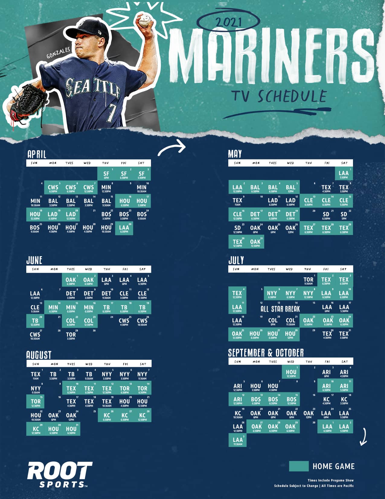 TV Home Of The Seattle Mariners ROOT SPORTS