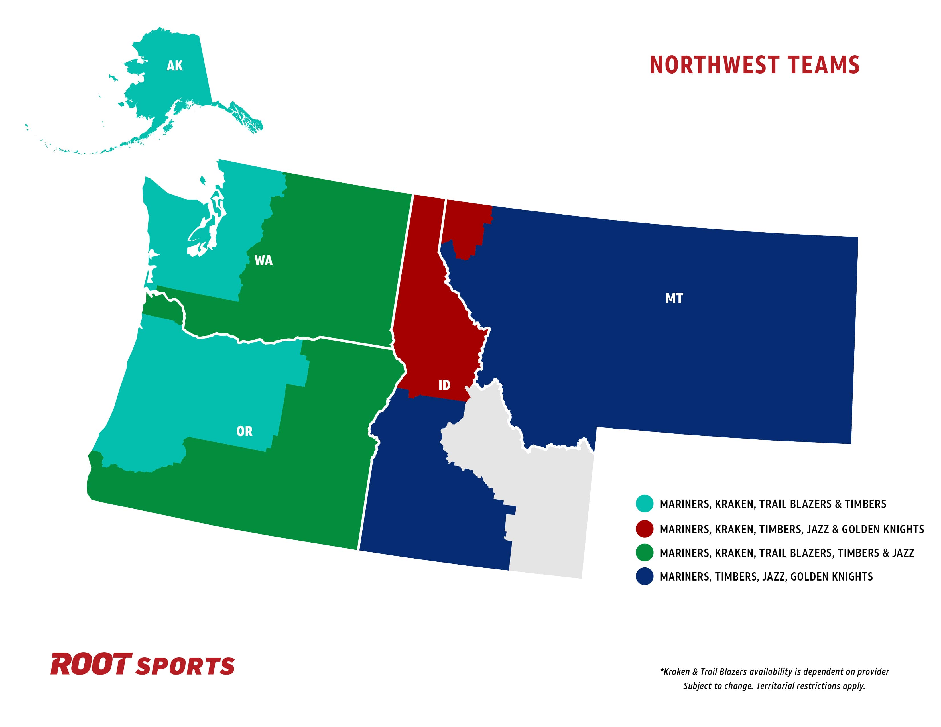 Territory map root sports