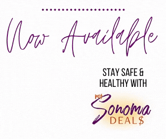 now available; health and safety products from My Sonoma Deals