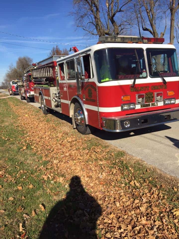 Flames Shoot Out Of Home In Walnut Grove KTTS