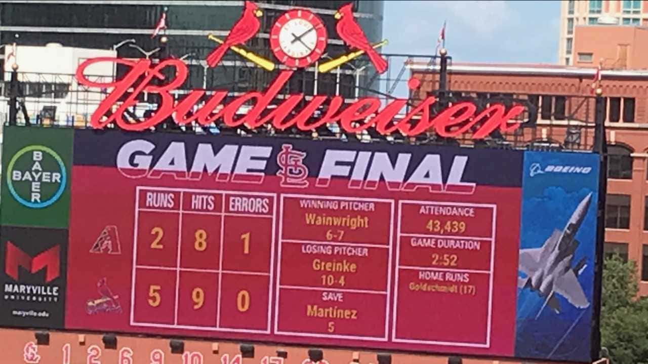 St. Louis Cardinals Beat Arizona Diamondbacks 5-2 At Busch Stadium | KTTS