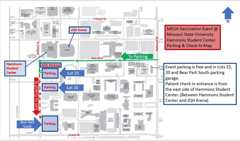 Where To Park For Today's Mass Vaccination Event In Springfield - Vimarsana News