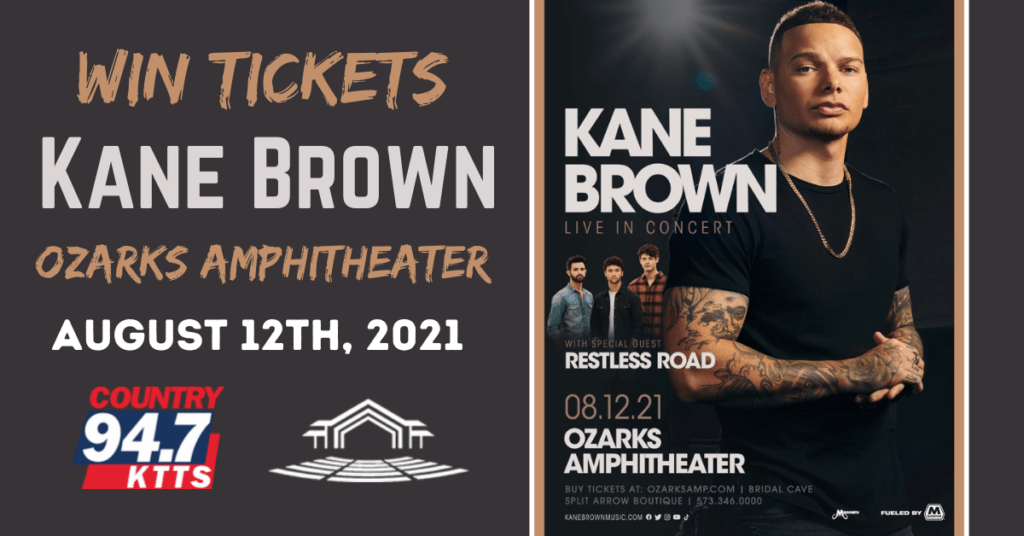 Win Tickets to Kane Brown @ Ozarks Amphitheater - Vimarsana News