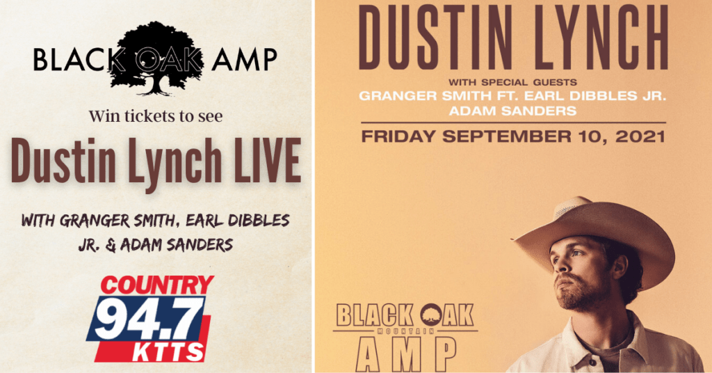 Win Tickets to Dustin Lynch at Black Oak Amp. - Vimarsana News