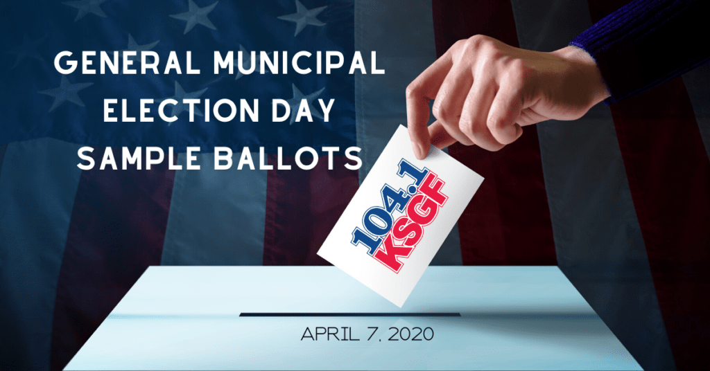 Greene County General Municipal Election Sample Ballots April 7, 2020