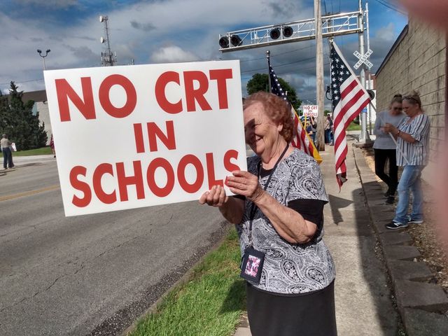 PHOTOS: Protest at Springfield School Board Over Critical Race Theory