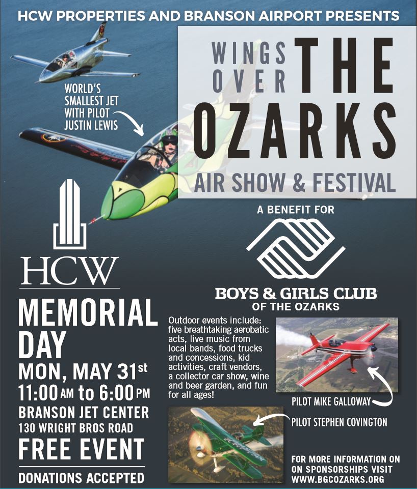 Wings Over The Ozarks Air Show Announced For Memorial Day - Vimarsana News