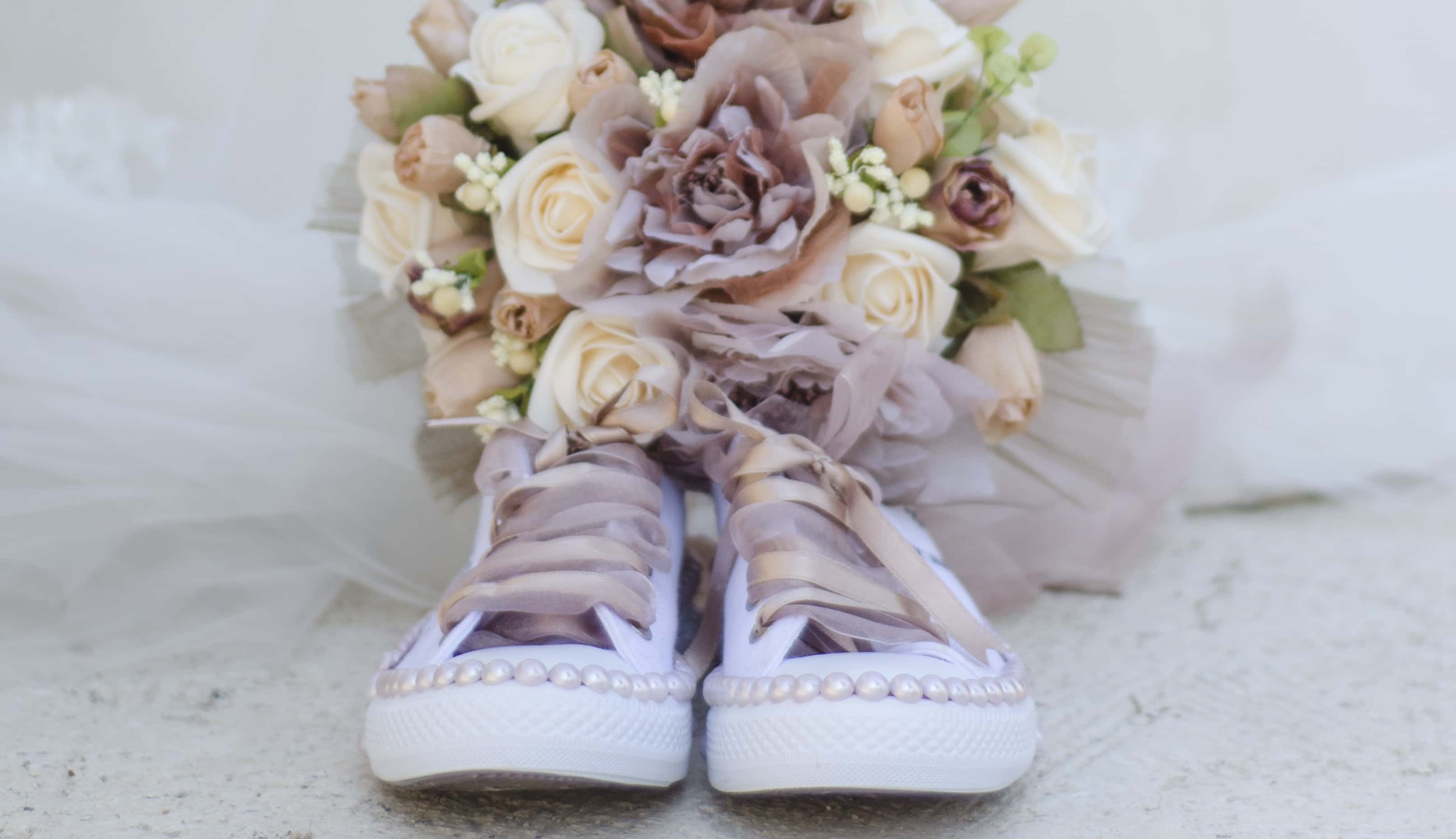 converse wedding line