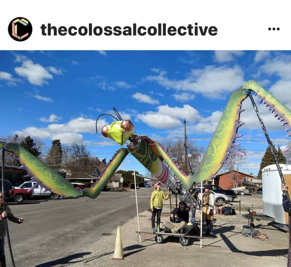 praying mantis puppet