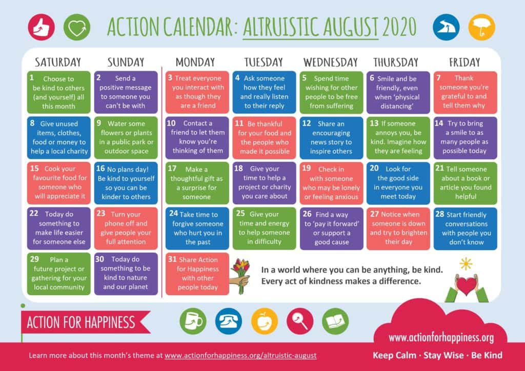 Aug. Mental Health Calendar KRVB