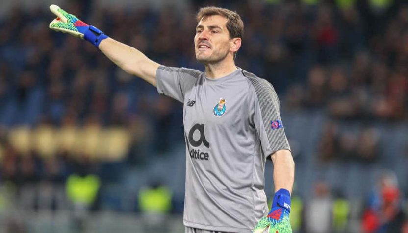 Porto S Goalie Iker Casillas Of Spain Stable After Suffering Heart