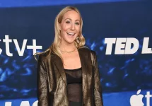 Nikki Glaser arrives for ÔTed LassoÕ Season 3 premiere on March 07^ 2023 in Westwood^ CA