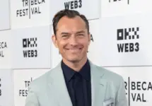 Jude Law attends New York premiere of Firebrand during Tribeca Film Festival at BMCC in New York on June 11^ 2024