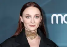 Sophie Turner wearing dress by Louis Vuitton attends 'The Staircase' TV show premiere at MoMA New York^ NY - May 3^ 2022