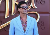 John Stamos at the Wonka Los Angeles Premiere at the Village Theater on December 9^ 2023 in Westwood^ CA