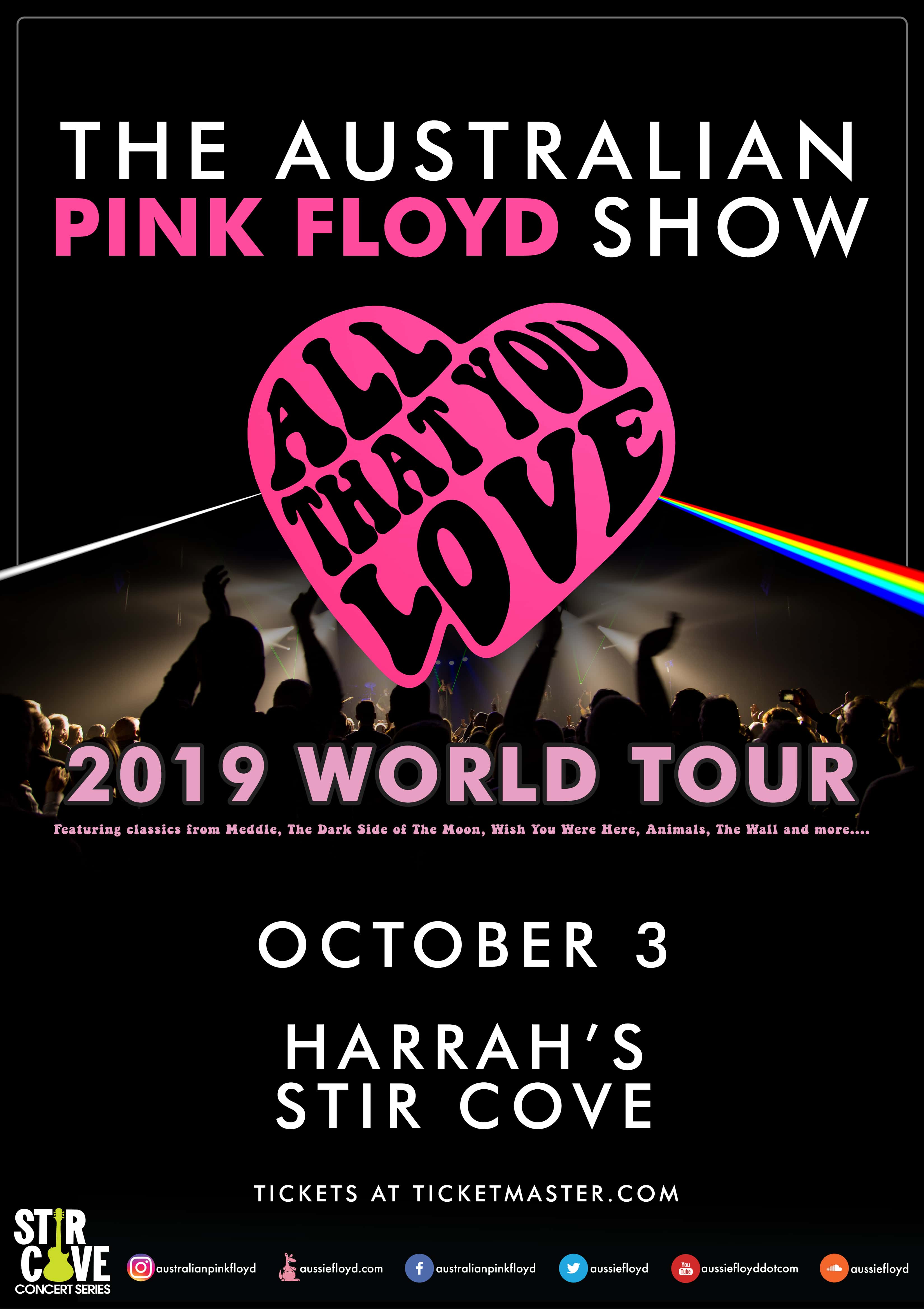 Australian Pink Floyd at Harrah’s Stir Cove