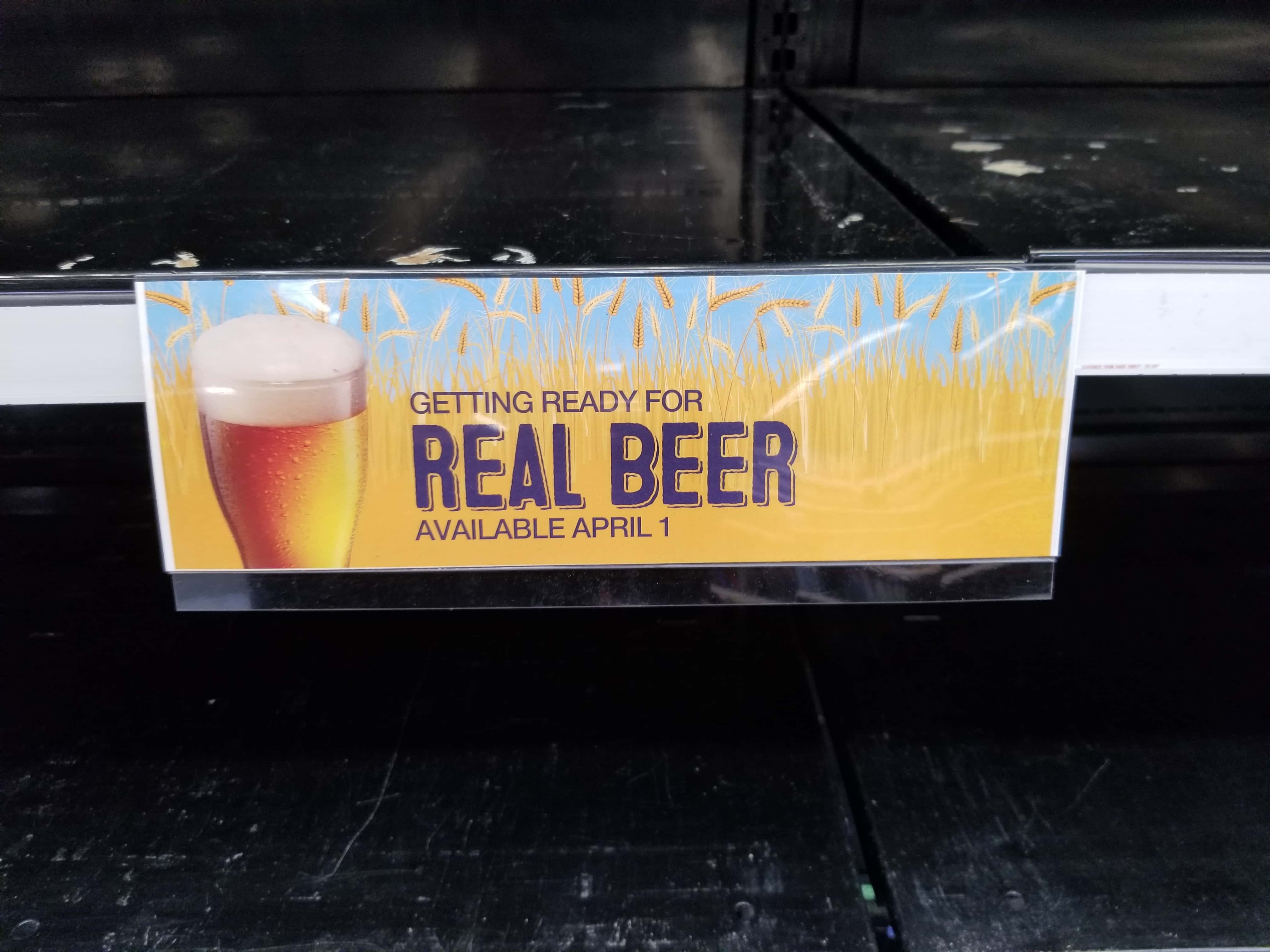 Stronger beer for sale at grocery stores and gas stations Country 101