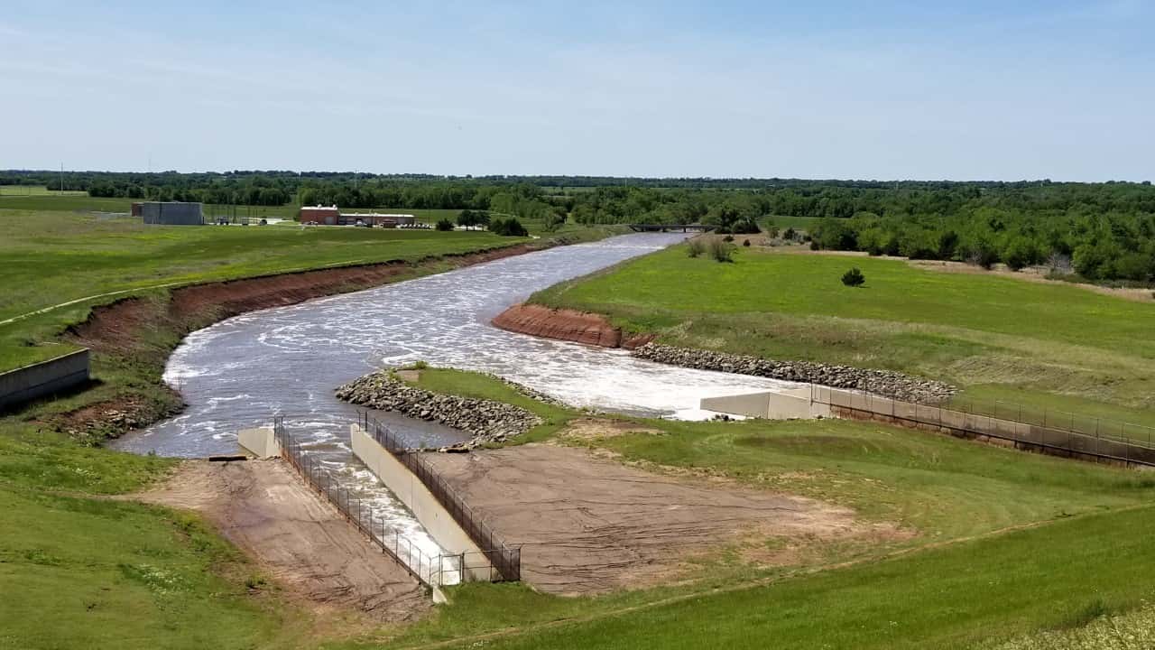 Water release begins at Cheney Lake Country 101.3 KFDI