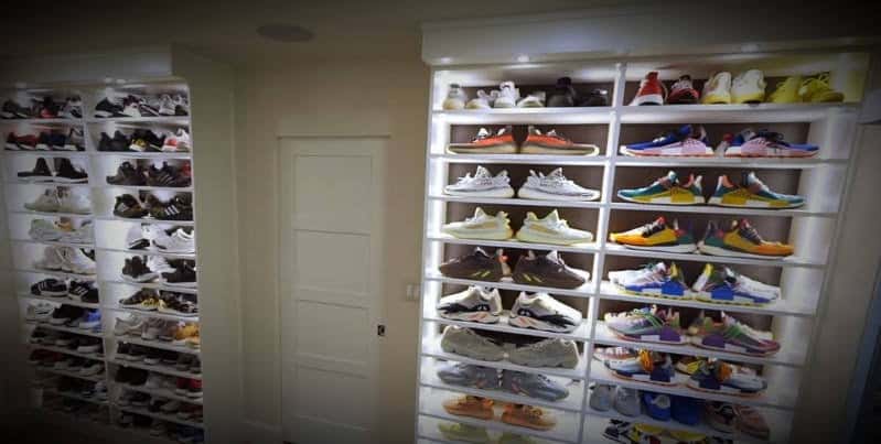 Room For His 180 Pair of Shoes 