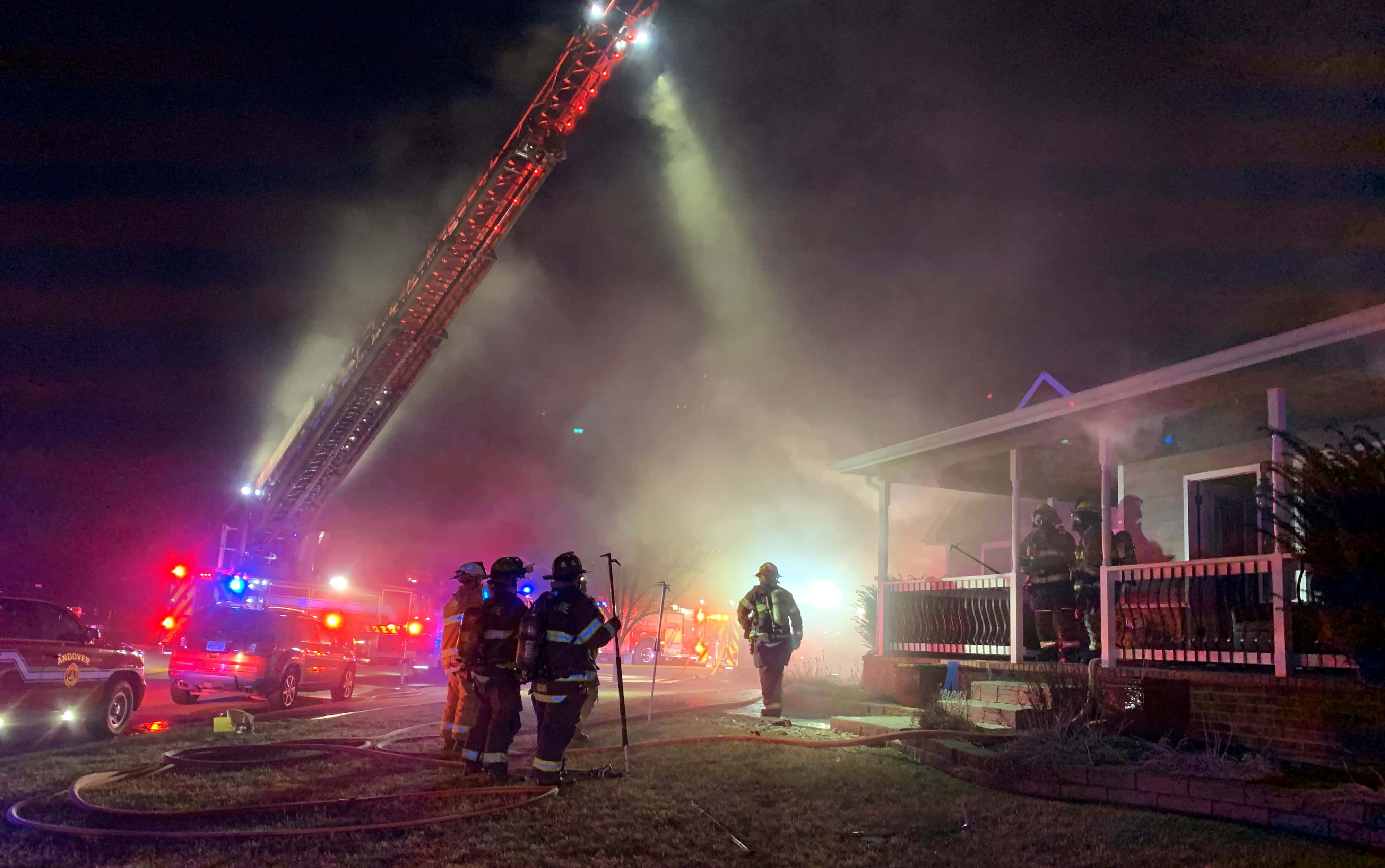 Four escape house fire in Andover Country 101.3 KFDI