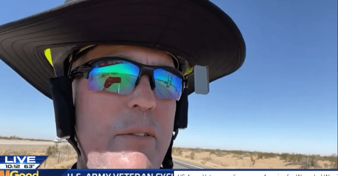 Star Spangled Salute: A Veteran Is Biking Across America - Vimarsana News