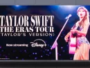 Advertisement for Taylor Swift The Eras Tour at L.A. Live in Downtown. March 17^ 2024 - Los Angeles^ CA USA