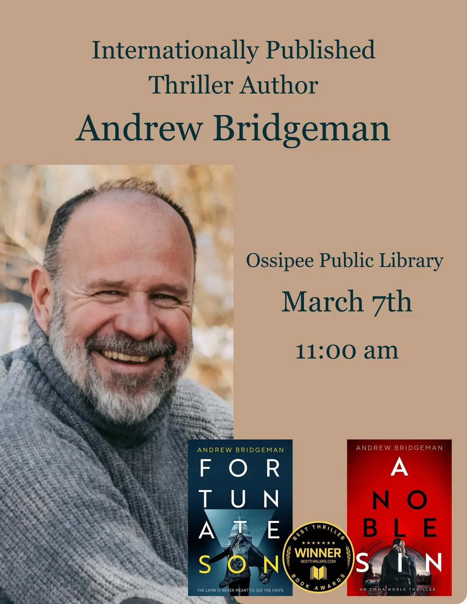 Meet Local Author Andrew Bridgeman