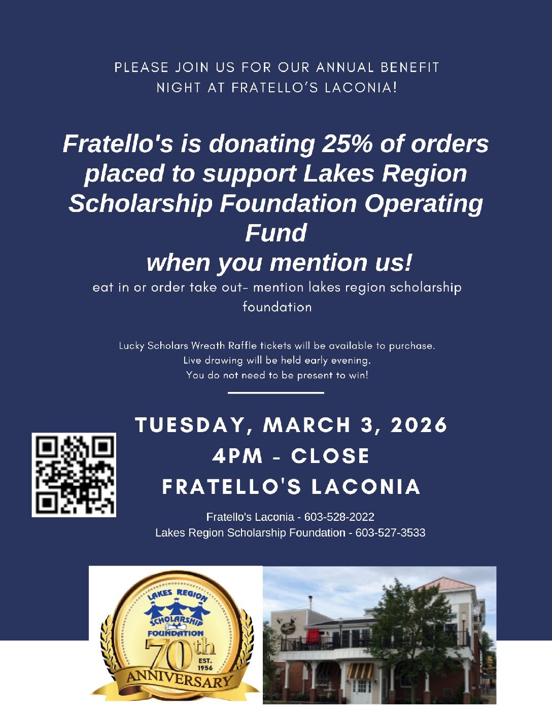 fratellos-benefit-night