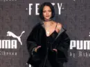 Rihanna attends the FENTY PUMA by Rihanna AW16 Collection during Fall 2016 New York Fashion Week at 23 Wall Street on February 12^ 2016 in New York City.