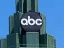 BURBANK^ CA/USA - MAY 2^ 2015: ABC Television Center building and Logo. ABC is a television broadcast corporation in the United States.