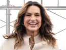 Mariska Hargitay attends ceremonial lighting of Empire State Building in New York on April 5^ 2024 in partnership with Joyful Heart Foundation in recognition of Sexual Assault Awareness Month