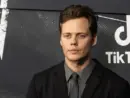 Bill Skarsgard wearing suit by Prada attends 'The Crow' by Lionsgate world premiere at The Village East by Angelika in New York on August 20^ 2024