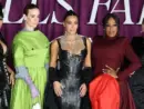 Teyana Taylor^ Sarah Paulson^ Kim Kardashian^ Niecy Nash-Betts and Naomi Watts attend the All's Fair London Premiere at Odeon Luxe Leicester Square. London^ United Kingdom - October 22^ 2025
