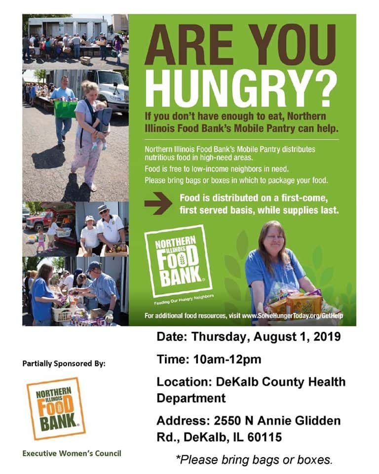Northern Illinois Food Bank’s Mobile Pantry at DeKalb County Health