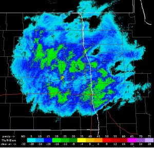 The system around North Dakota on April 3rd.