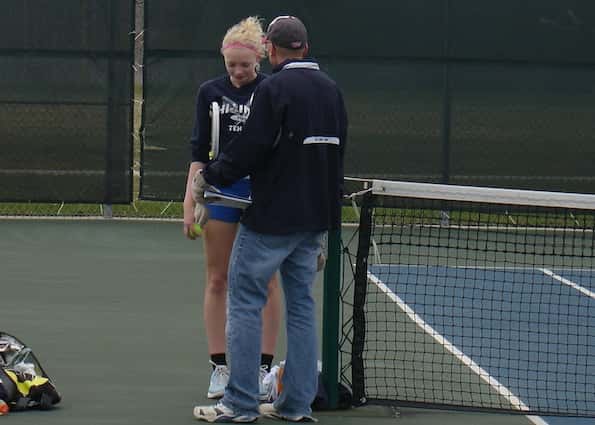 Claire Olson & Coach Nielson